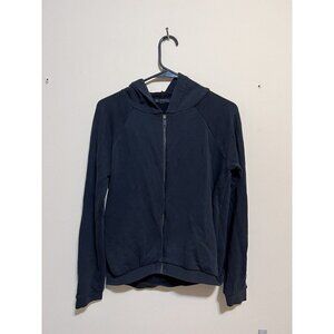 COS Men's Classic Long Sleeve Zipper Hoodie Black Size S Cotton Blend